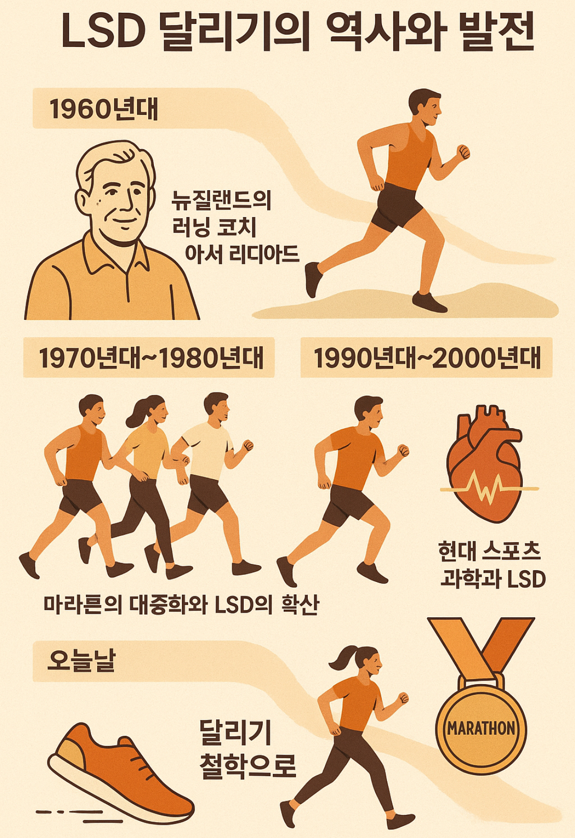 LSD 달리기의 역사