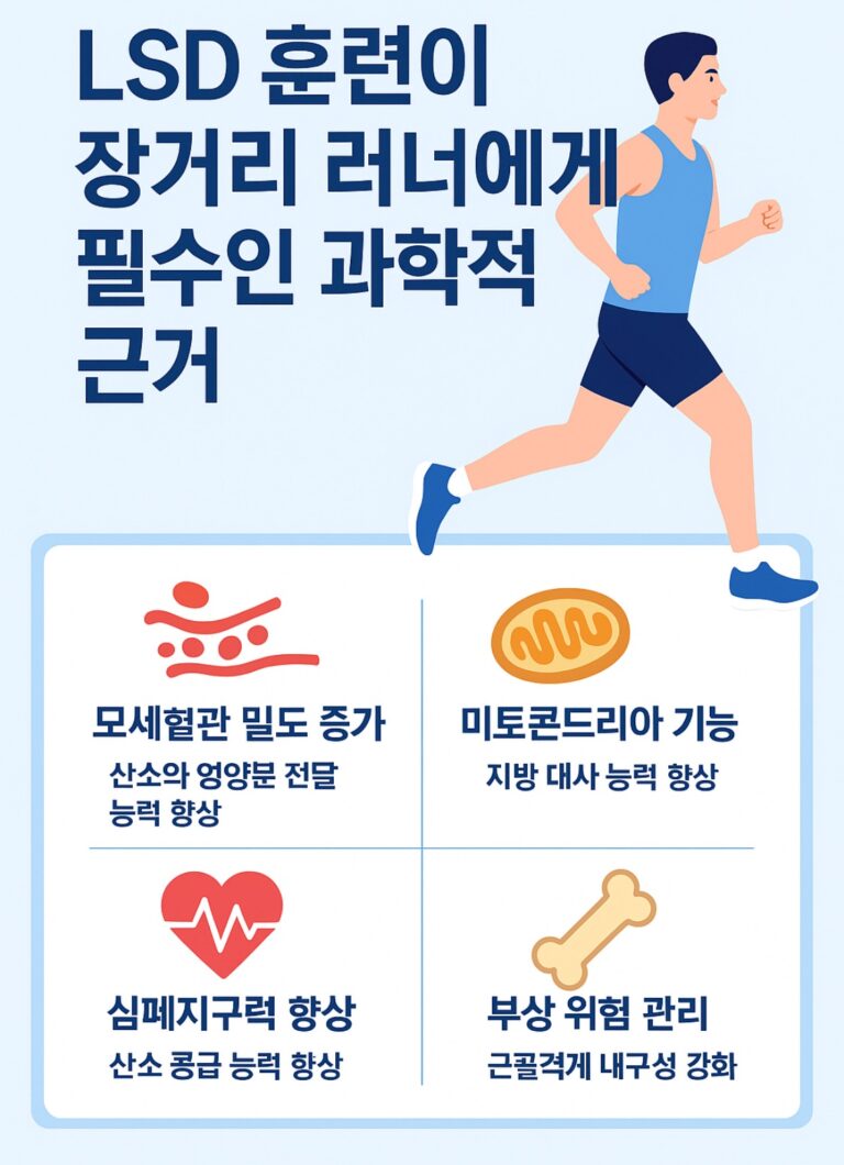 LSD 훈련이 장거리 러너에게 필수