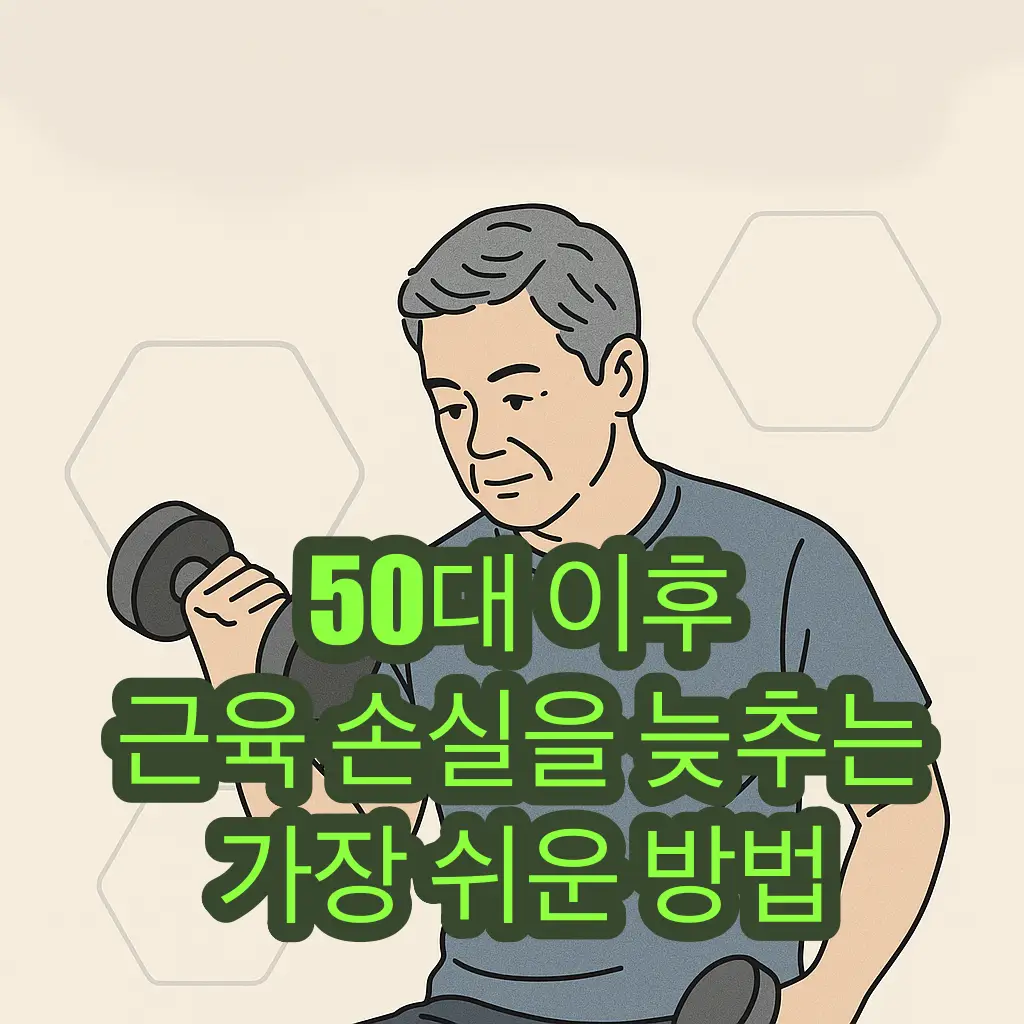 50대 이후 근육 손실을 늦추는 가장 쉬운 방법