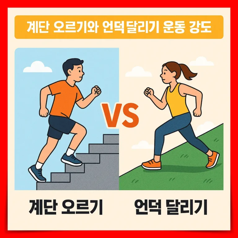 계단 오르기와 언덕 달리기